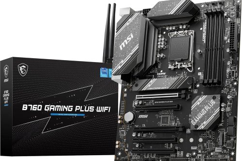 MSI B760 Gaming Plus WiFi Gaming ATX Motherboard